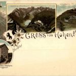 Gruss vom Hohoen Kasten - Litho