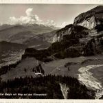 Hotel Bergis mit Weg auf den Flimserstein