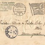 Kinder mit Schultüte - Prägekarte