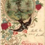 Heureuse fete - Schwalbe