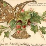 Schmetterling - Prägekarte