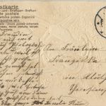 Kinder mit Tracht - Prägekarte