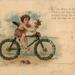 Engel auf Fahrrad