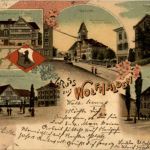 Gruss aus Wolfhalden - Litho