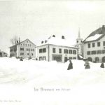 Les Brassus en hiver - Repro