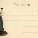 Gruss aus Appenzell - Prägekarte siehe Rückseite