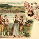 Gruss aus Appenzell - Litho