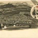 Gruss aus Appenzell - Litho