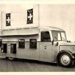 Postauto mit Sonderstempel