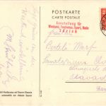 Postauto mit Sonderstempel