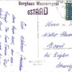 Gstaad - Restaurant Wasserngrat