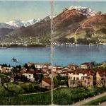 Un saluto dal Lago die Lugano - Klappkarte