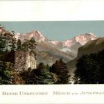 Ruine Unspunnen - Mönch und Jungfrau