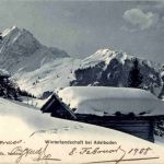 Winterlandschaft bei Adelboden