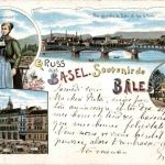 Gruss aus Basel - Litho