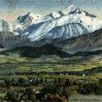 Mont Blanc vu de Geneve