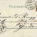 Neujahrsgruss aus Zürich - Litho