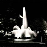 Lugano - Fontana illuminata