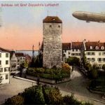 Arbon - Schloss mit Zeppelin