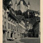 Thun - Schloss mit Rathausplatz