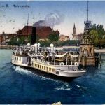 Konstanz - HAfenpartie mit Schiff