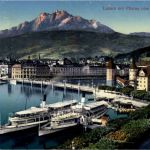 Luzern mit Schiffen