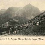 Chemin de fer Montreux Oberland Bernois - Paysage d Allieres