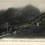Chemin de fer Montreux - Oberland - Paysage d Allieres