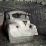 Jungfraujoch - Auto im Eispalast