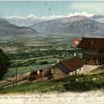Station des Treize Arbres et Mont Blanc