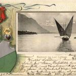 Barque du Lac Leman - Prägekarte