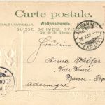 Barque du Lac Leman - Prägekarte