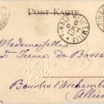 Aargau Luzern Zug - Prägekarte Litho