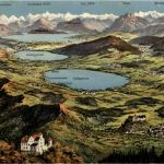 Seetal gegen die Alpen - Lenzburg