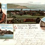 Gruss aus Murten - Litho