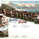 Gruss aus Zug - Litho