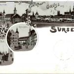 Gruss aus Sursee - Litho
