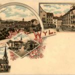 Gruss aus Wyl - Litho