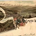 Gruss aus Wattwil - Litho