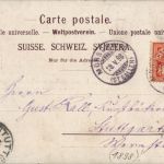 Gruss von der Waid bei St. Gallen - Litho