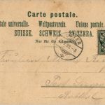 Gruss vom Schlosse Uster - Litho