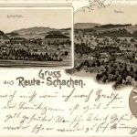 Gruss aus Reute Schachen - Litho