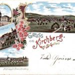 Gruss aus Kirchberg - Litho