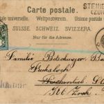 Gruss aus St. Iddaburg bei Gähwil- Litho
