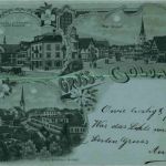 Gruss aus Goldach - Litho