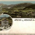 Gruss aus Gemsle Weissbad - Litho