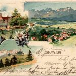 Gruss aus Gais - Litho