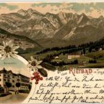 Gruss aus Rietbad - Litho