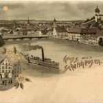 Gruss aus Schaffhausen - Litho