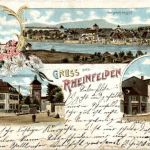 Gruss aus Rheinfelden - Litho